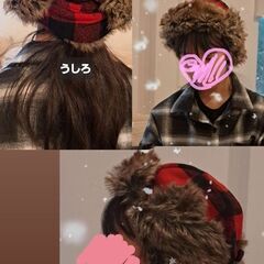 ニューハッタン フライトキャップ/NEWHATTAN FRITCAP  RED/BLACK の画像