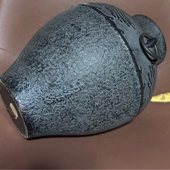 鉄製オリエンタル花瓶27x20cmの画像