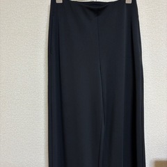 クレープジャージーストレートパンツ/ユニクロの画像