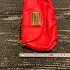 マークジェイコブス ショルダーバッグ 赤の画像