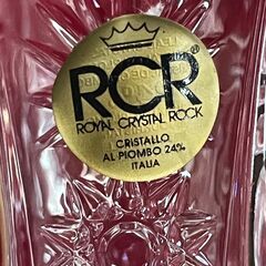 未使用 ロイヤルクリスタルロック ワイングラスセット イタリア製の画像