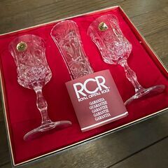 未使用 ロイヤルクリスタルロック ワイングラスセット イタリア製の画像