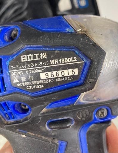 HiKOKI（ハイコーキ） 18V 充電式インパクトドライバー WH18DDL2  リサイクルショップ宮崎屋　住吉店25.10.26