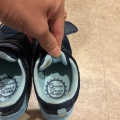 子ども用　青の靴　16cmの画像