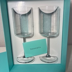 【非売品】ティファニー　ペアワイングラス　アンパサンドコレクションの画像