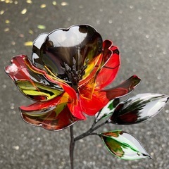 黒薔薇 3本セット 
アメリカンフラワー ゴスロリ コスプレ ハロウィンの画像
