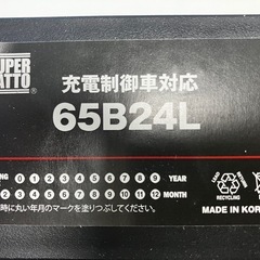 新品未使用カーバッテリー65B24Lの画像