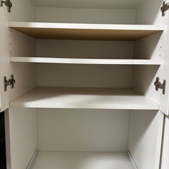 【決まりました】ホワイトキッチン棚の画像
