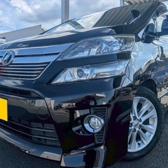 走行10万キロ☆24年式☆フル装備☆フリップダウンモニター付き☆月々1.5万円〜分割払い可❗️車検2年付き！大人気☆7人乗り☆トヨタ ヴェルファイア☆人気のブラック☆Bluetooth対応ナビ付き☆走行中DVD見れます☆ステアリングスイッチ付き☆ETC付き☆便利なバックカメラ付き☆両側電動スライドドア付き☆純正アルミ☆ドライブレコーダー付きのフル装備☆車内広々三列シート‼️の画像