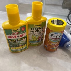 テトラ水槽セット　餌　ヒーター　ライトなどの画像