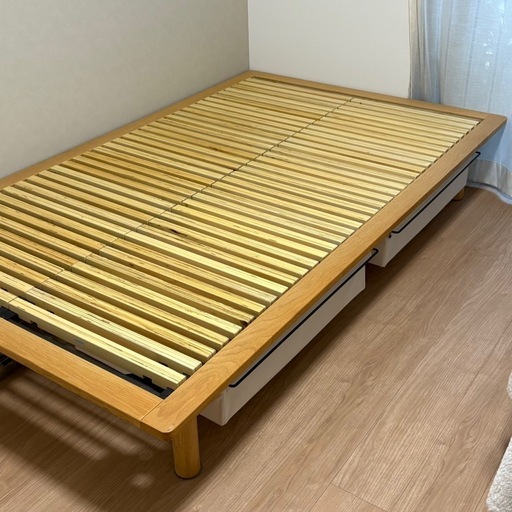 【美品】無印良品　ベッドフレーム　セミダブル