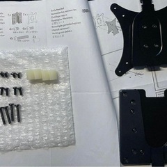 ergotron エルゴトロン　MXV モニターアーム シルバー (ブラケット付）の画像