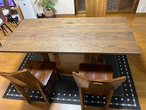 【譲渡先決まりました】カフェ板DIYダイニングテーブル