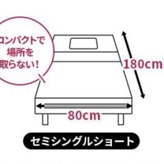 マットレスセミシングルショート
の画像