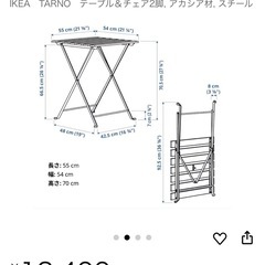 （決定）IKEA テラスセットの画像