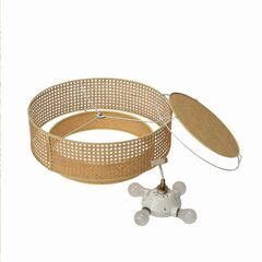 JOURNAL STANDARD FURNITURE ジャーナルスタンダードファニチャー DAFNE CEILING LAMP ダフネ シーリングランプ 口金E26 LED対応 ラタン製 天井照明 インテリア照明 照明 ランプの画像