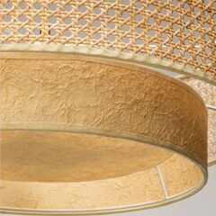 JOURNAL STANDARD FURNITURE ジャーナルスタンダードファニチャー DAFNE CEILING LAMP ダフネ シーリングランプ 口金E26 LED対応 ラタン製 天井照明 インテリア照明 照明 ランプの画像