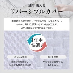 アイリスオーヤマ エアリーマットレス 高反発 丸ごと洗える 三つ折り 厚さ9cm HG90-SD ×2こ個の画像