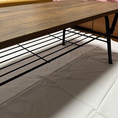 【ニトリ】ローテーブル  折り畳みの画像