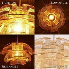 照明作家 谷俊幸 ほこれ 誇れ 1灯 ペンダントライト 照明 インテリア照明 天井照明 間接照明 癒やし デザイナーズ 寝室 和 和風 和室 LED電球 対応 ペンダント 6畳用 tani toshiyukiの画像