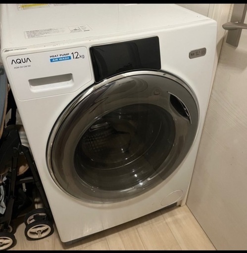 【ジャンク品】21年製 AQUA AQW-DX12M ドラム式洗濯乾燥機 12kg