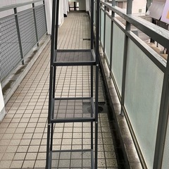 IKEA　LERBERG レールベリ ステンレスラックの画像