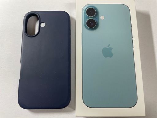 iPhone16 256GB ティール　ケース付き