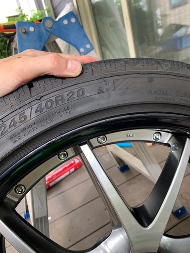RAYS HOMURA 2×5P PCD114.3 5H 20×8.5J+33 245/40R20 スタットレス セット