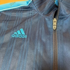 adidas ジャージ ネイビー/ブルー 140cmの画像