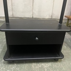 チェスト付き　ハンガーラックの画像