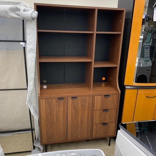 【ジモティー割引で最大15％OFF⭐️】ハイタイプキャビネット ブラウン