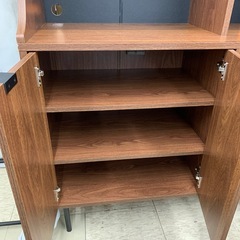 【ジモティー割引で最大15％OFF⭐️】ハイタイプキャビネット ブラウンの画像