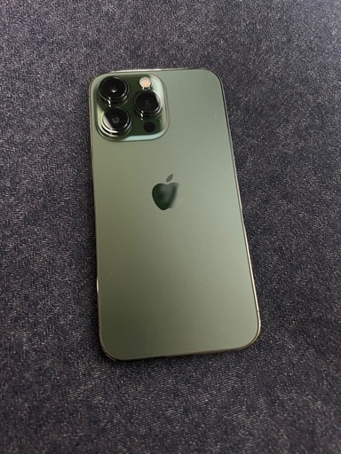 iPhone 13 pro 128GB カラー:グリーン画面シートとカメラレンジカバー iFaceの緑のケースを無料でお付けします！