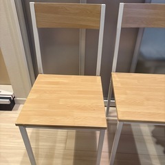 イス 2つセットの画像