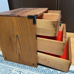 アンティーク小物入れの画像