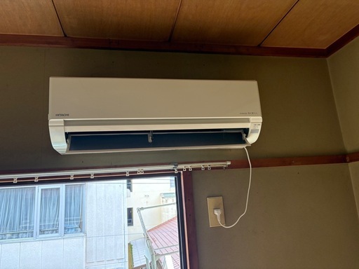 美品 HITACHI 日立 白くまくん ルームエアコン RAS-DM22RE4（W）2024年製 2.2kW 主に6畳用