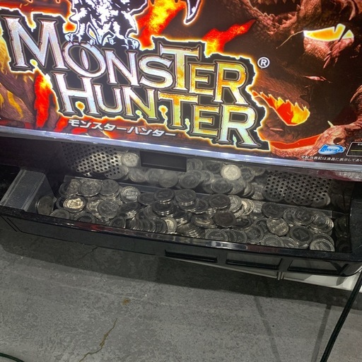 【ジモティー割】モンスターハンター　スロット　実機　メダル付き　（ID1495）