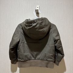 BENETTON ベネトン　ミリタリー風 パーカー付き 男女兼用100cmの画像