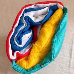 お譲りします！【日本未販売】限定LEGOカラフルストライプブランケット　レゴの画像