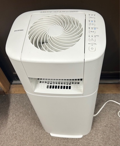 【高年式/2024年式！】 サーキュレーター衣類乾燥除湿機 アイリスオーヤマ ホワイト