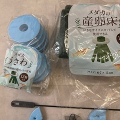 メダカの餌　産卵床　うきわ　タモの画像