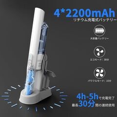 PSE認証 コードレス掃除機 コードレスクリーナー ハンディ掃除機の画像