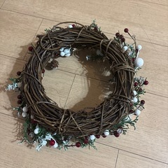 フランフランのクリスマスリースの画像