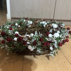 フランフランのクリスマスリースの画像
