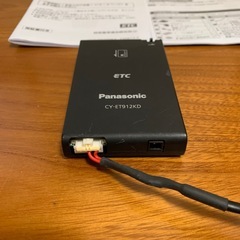 Panasonic ETC車載器 普通車　CY-ET912KD 取説付の画像