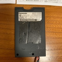 Panasonic ETC車載器 普通車　CY-ET912KD 取説付の画像