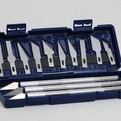 ★アルミニウム合金製クラフトナイフ★精密彫刻ナイフセット13個入★の画像