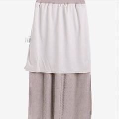 MAJESTIC LEGON ベルト付きケーブルロングスカートの画像