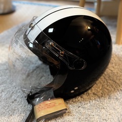 値下げ交渉可【ほぼ新品・試着1回のみ】スモールジェットヘルメットの画像