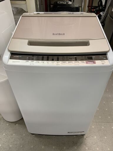 ★来店限定★　日立　全自動洗濯機　BW-V100V　10.0kg　2020年製